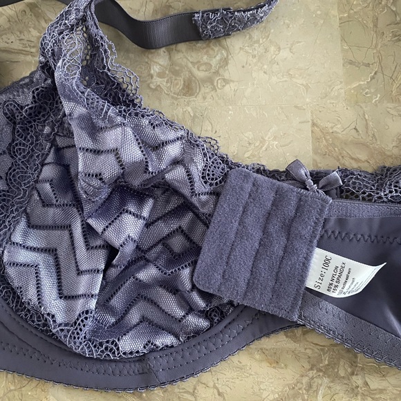 Bra & Panty Set -size 44D /Blue Gray - Underwear 4XL - Picture 2 of 4